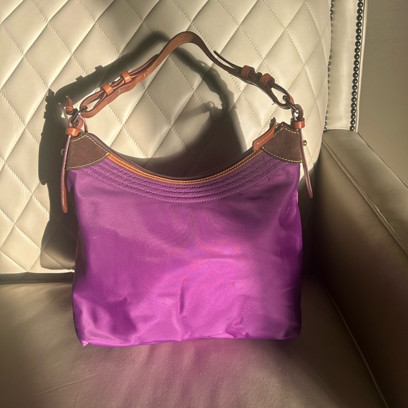 Vintage Dooney and Bourke Purple Women's Bag - Picture 7 of 8